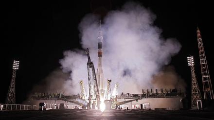 Monopol. Seit dem Aus für die Spaceshuttles sind die russischen "Sojus"-Raumschiffe die einzige Möglichkeit, um Astronauten zur Internationalen Raumstation zu bringen. Das Bild zeigt den jüngsten Start am 23. Juli vom Kosmodrom Baikonur. 
