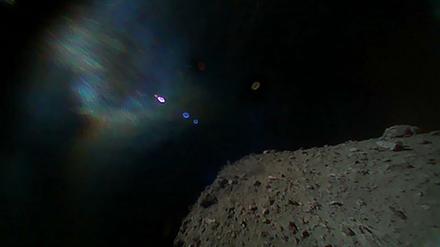 Die Oberfläche des Asteroiden Ryugu 