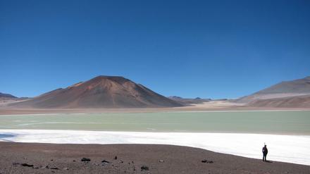 Der Altiplano ist eine weite Ebene in den zentralen Anden, die von Vulkanen durchstoßen wird. 