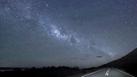 Die Milchstraße am Himmel über Neuseeland.