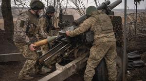 Ukrainische Soldaten.