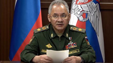 Der russische Verteidigungsminister: Sergej Schoigu.