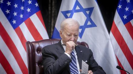 US-Präsident Joe Biden während eines Treffens mit dem israelischen Premierminister Netanjahu