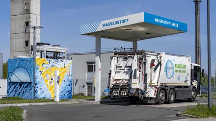 Die Stadt Herten in Nordrhein-Westfalen betreibt eine Flotte wasserstoffgetriebener Mülllaster.