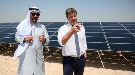 Nicht nur auf der Arabischen Halbinsel sollen nach dem Willen von Robert Habeck Solarparks entstehen.