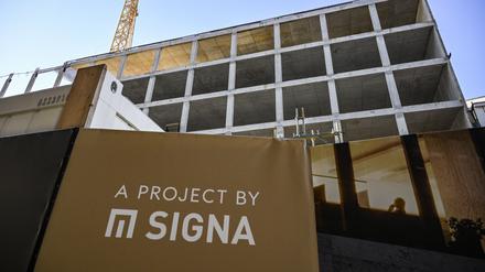 Die Bauprojekte von Signa in Berlin sind vorerst gestoppt.