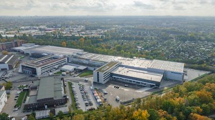 Das neue Logistikzentrum von Stadler in Berlin-Pankow. 