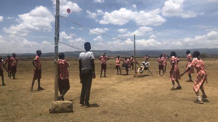 In Kenia müssen Sportarten oft an die äußeren Umstände angepasst werden.