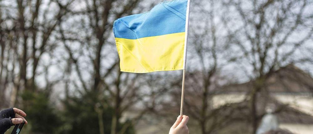 Die Flagge der Ukraine könnte bald auch in Pankow gehisst werden.
