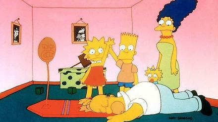 Die bürgerliche Familie in Zehlendorf braucht immer häufiger Hilfe. Ob die Simpsons da helfen können? Vielleicht mit einer Portion Gelassenheit.