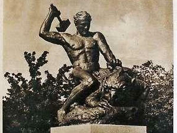 Das Fritsch-Denkmal in Zehlendorf, Aufnahme von 1937