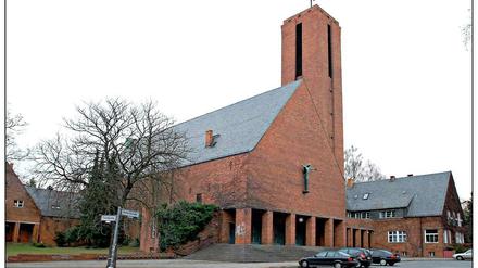 Die Jesus-Christus-Kirche in Dahlem. Weltweit bekannt wurde die Kirche vor allem als Aufnahmestudio für Klassik-CDs