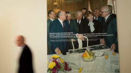 Als die Stimmung noch gut war: Erich Honecker und Michail Gorbatschow 1986 im Schloss Schönhausen.