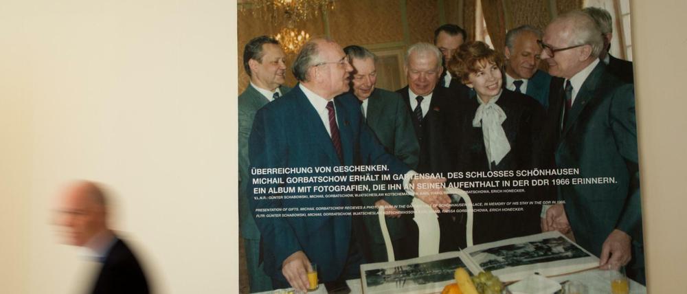 Als die Stimmung noch gut war: Erich Honecker und Michail Gorbatschow 1986 im Schloss Schönhausen.
