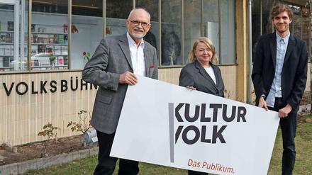 Werber für die neue Marke: Frank Bielka, Alice Ströver und PR-Chef Erik Günther (v.l.n.r.).