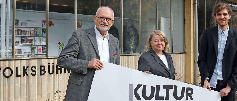 Werber für die neue Marke: Frank Bielka, Alice Ströver und PR-Chef Erik Günther (v.l.n.r.).
