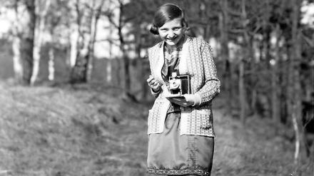 Erste Erfahrungen mit der Kamera. Gerda Schimpf als Mädchen in den 1920er Jahren.