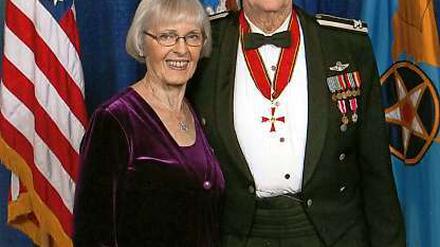 Gail Halvorsen mit seiner Ehefrau Lorraine.