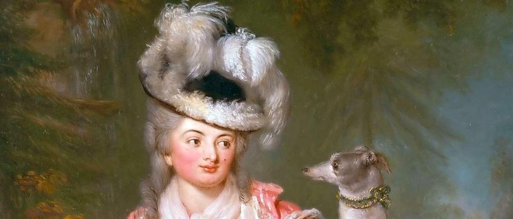 Wilhelmine Enke, die spätere Gräfin Lichtenau, auf einem 1776 entstandenen Ölbild von Anna Dorothea Therbusch.