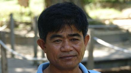 Sethor Chum, Reiseleiter in Kambodscha, lebte in den Neunzigern in Lichtenberg.