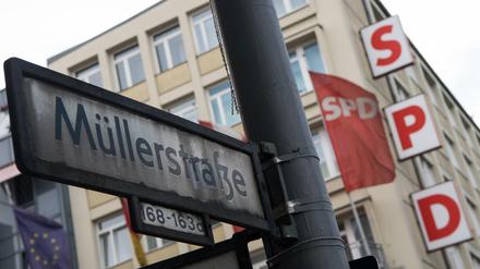 Wenig Glanz: Die Parteizentrale des Berliner SPD-Landesverbands in der Müllerstraße in Wedding.