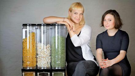 Die Unternehmerinnen Sara Wolf und Milena Glimbovski
