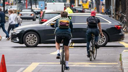 Die Pop-up-Radwege an der Kantstraße waren im Sommer 2020 angelegt worden, um während der Corona-Pandemie den Fahrradverkehr zu fördern.