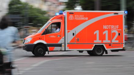 Ein Rettungswagen der Berliner Feuerwehr.