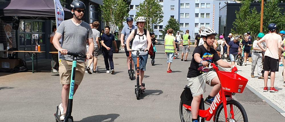 Auf der Teststrecke des Urban Mobility Days