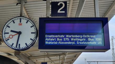 In Lichtenberg fahren sechs Wochen keine S-Bahnen mehr. 