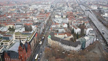 Links und rechts der Steglitzer Schloßstraße sollen drei Milieuschutzgebiete entstehen.