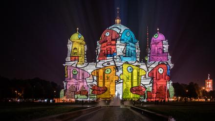 Illumination am Berliner Dom, 2021. 