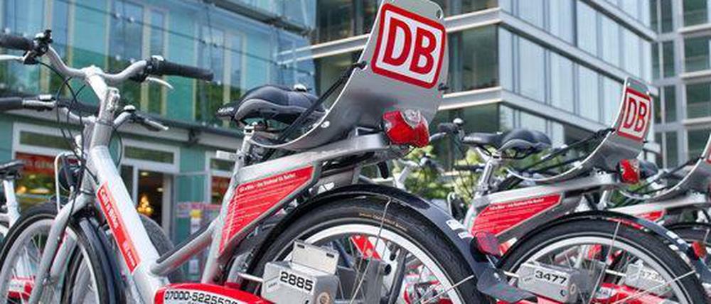 Gefragt: Immer mehr Radfahrer nutzen Ausleih-Angebote wie das der Deutschen Bahn.