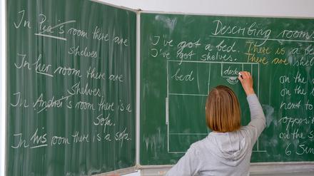 Eine Englisch-Lehrerin einer Grundschule in Frankfurt (Oder) 