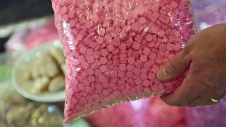 Ecstasy-Pillen nach einer Razzia - in Berlin können Konsumenten bald Proben ihrer Pillen testen lassen.