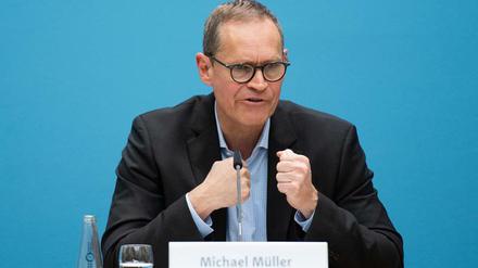 Michael Müller (SPD), Berlins Regierender Bürgermeister und Wissenschaftssenator, vor einigen Tagen.