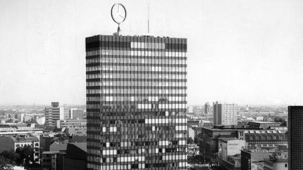 Das Europa-Center in Berlin, wo sich in den 70er Jahren das Romantische Café befand. (Archivfoto aus dem Jahr 1966).