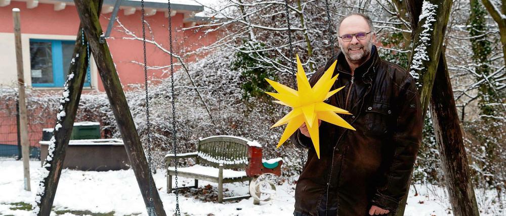 Martin Breibert, der Leiter des Kinderschutz-Zentrums Berlin, wünsche für seine Schützlinge eine neue Schaukel. 