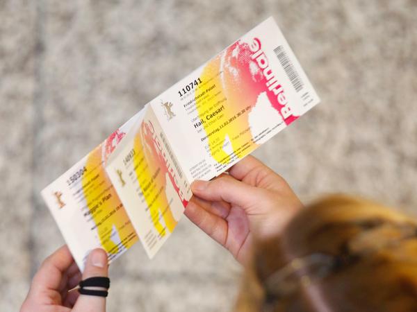 Die begehrte Ware: Tickets zur diesjährigen Berlinale.