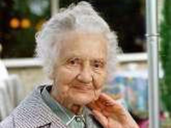 Maria Gerhard mit 90 Jahren.