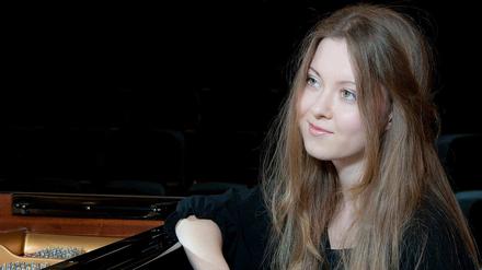 Anastassiya Dranchuk kam auf Einladung einer Musikschule nach Deutschland.