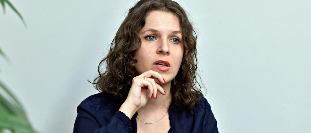 Anne Helm, Vorsitzende der Linksfraktion im Berliner Abgeordnetenhaus.