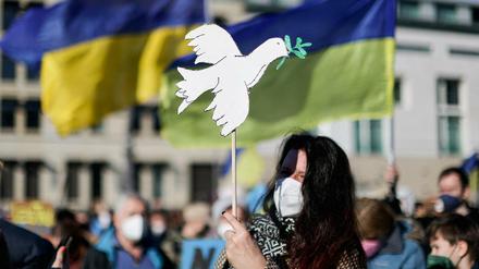 Ein Wunsch, den alle teilen: Frieden für die Ukraine.