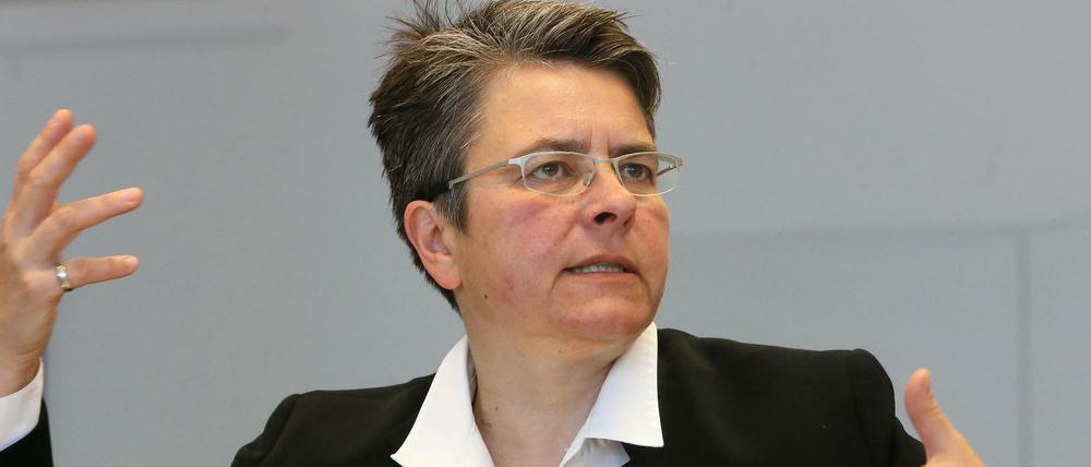 Monika Herrmann (Grüne), Bezirksbürgermeisterin des Bezirks Friedrichshain-Kreuzberg.
