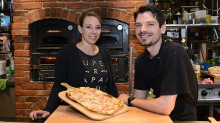 Geschäftsführerin Lisa Meyer und Küchenchef Florian Brabandt sind das Team von Rosa Lisbert. Das Lokal wurde zum Berliner Szenerestaurant des Jahres gewählt.  