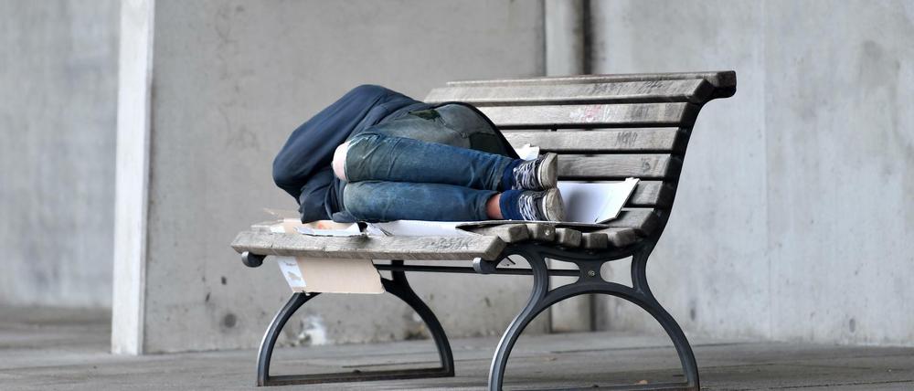 In Berlin leben bis zu 10 000 Obdachlose.