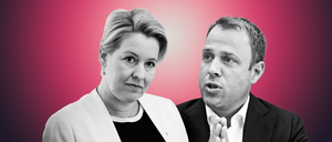 Franziska Giffey (SPD) und Mario Czaja (CDU).