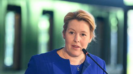 Berlins Regierende Bürgermeisterin Franziska Giffey (SPD) hatte sich vor der letzten Abgeordnetenhauswahl noch offen für den A100-Ausbau gezeigt.