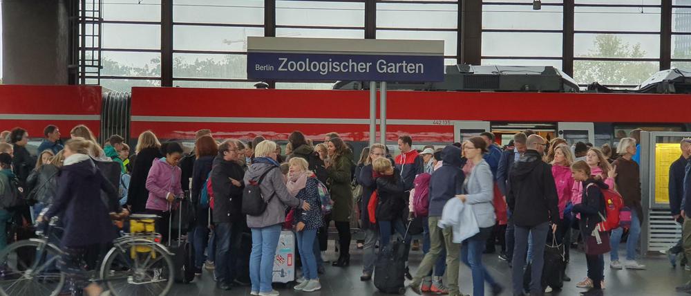Am Bahnhof Zoologischer Garten halten nur noch selten Fernzüge. 