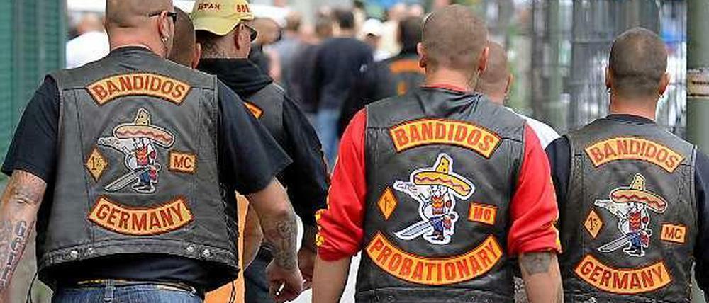 Jacken mit Banden-Emblem, wie hier des Rockerclubs Bandidos von 2008, sind in Berlin seit letztem Jahr nicht mehr erlaubt.
